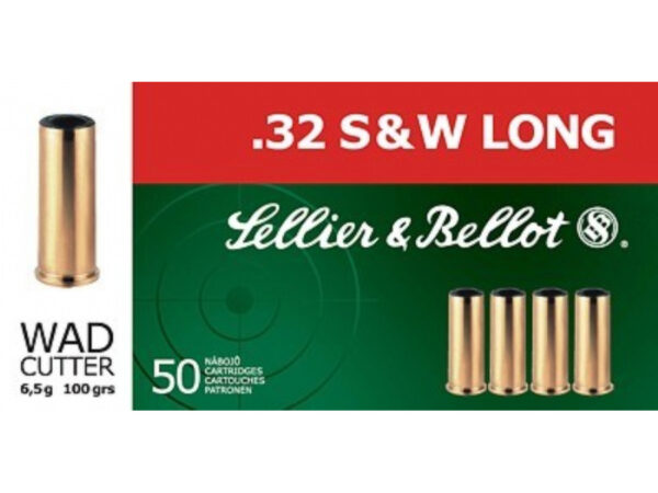 MUNICION METALICA S&B CL.32S&W LONG WC - 100 GRS. - Imagen 2