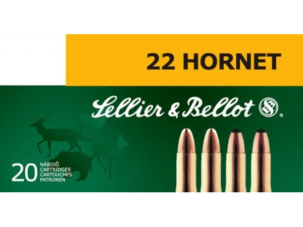 MUNICION METALICA S&B CL.22 HORNET SP - 45 GRS. - Imagen 2