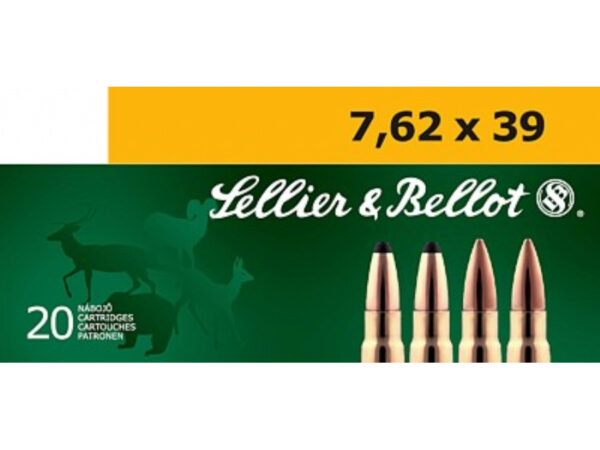 MUNICION METALICA S&B CL.7´62X39 FMJ - 123 GRS. - Imagen 2