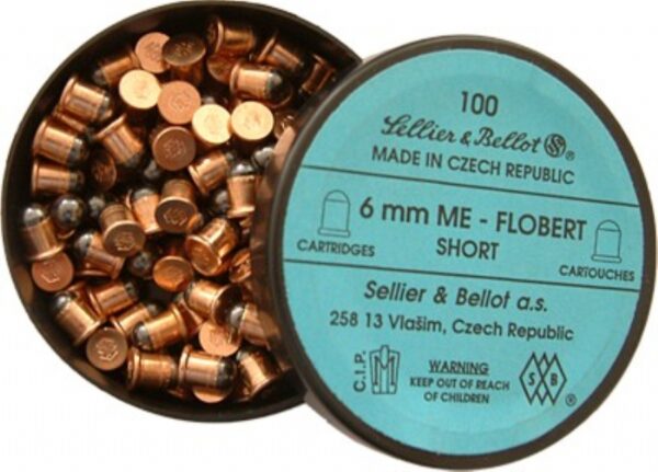 MUNICION FLOBERT S&B CL.6MM FLOBERT ME SHORT