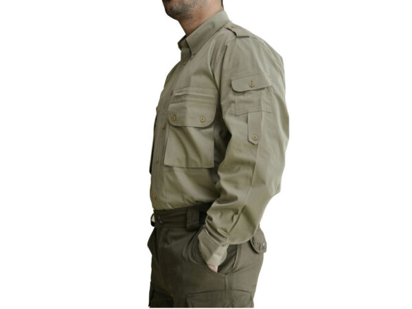 CAMISA SAFARI VERDE SPORT JAGD - Imagen 2