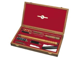 KIT DE LIMPIEZA ESTUCHE DE MADERA MIXTO ESCOPETA / RIFLE