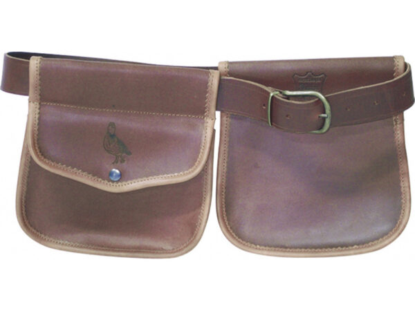 PAREJA DE BOLSAS DE OJEO DE PIEL