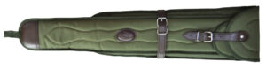 FUNDA ESCOPETA DESMONTADA NYLON VERDE ACOLCHADA SUPERPUESTA/PARALELA