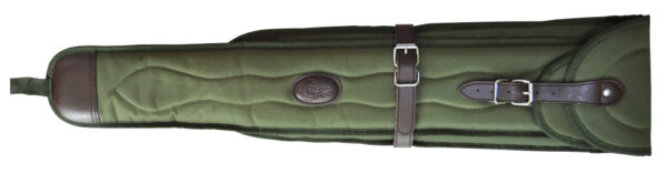 FUNDA ESCOPETA DESMONTADA NYLON VERDE ACOLCHADA SUPERPUESTA/PARALELA